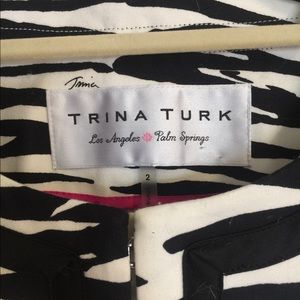Trina Turk Zebra Print Jacket